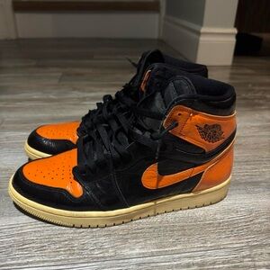 Air Jordan High Top Sneakers ( Shadow Backboards)